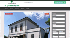 Desktop Screenshot of ilquadrifoglioimmobiliare.it